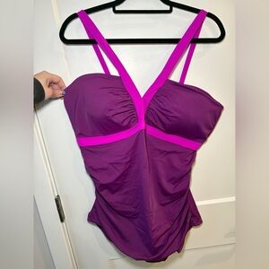Boden Purple and Pink Swimsuit